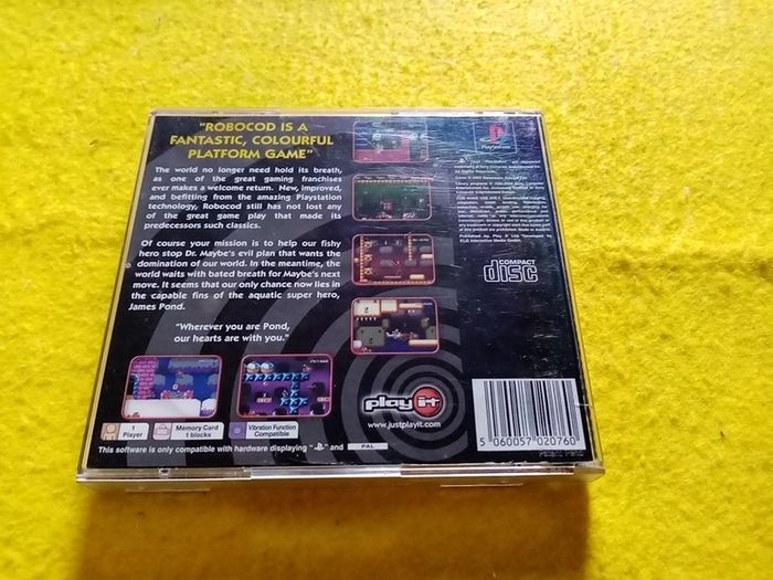 Robocod James Pond II 2 PlayStation1 Ps1 PlayStation 2 ps2 games Original