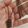 Handmade Black Turmaline Copper Necklace Image 2