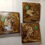 Vintage Irish Pottery Wall Plaques, set of 3 Image 5