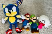 Nintendo characters + Sonic the Hedgehog
