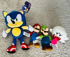 Nintendo characters + Sonic the Hedgehog