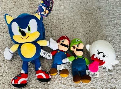 Nintendo characters + Sonic the Hedgehog