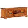 TV Cabinet 119x30x40 cm Solid Acacia Wood Image 5