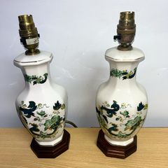 Pair of Mason lamps