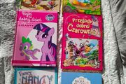 bundle of 7 story books in Polish Hard Cover Like New