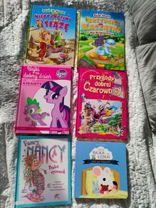 bundle of 7 story books in Polish Hard Cover Like New
