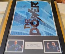 Phil Taylor Signed Mounted Framed Shirt