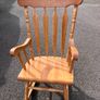 Solid Wood Rocking Chair Image 3