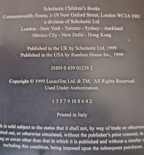 Vintage Star Wars Prequel Book Bundle (1999 & 2005)