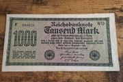 German Empire, 1000 Mark 1922 Banknote, 15 September 1922, almost uncirculated - free standard postage