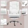 Ergonomic Office Chair Height-adjustable Reclining backrest footrest Image 4