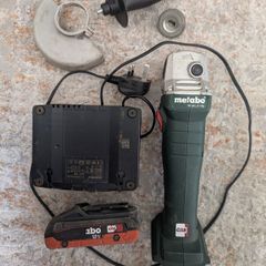 metabo W18 L9-115 battery grinder