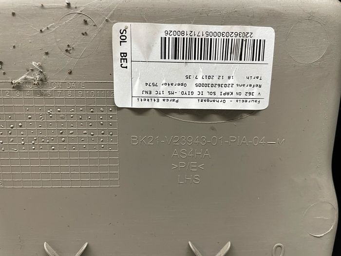2018 Ford Tourneo /Transit Door Card RH LH