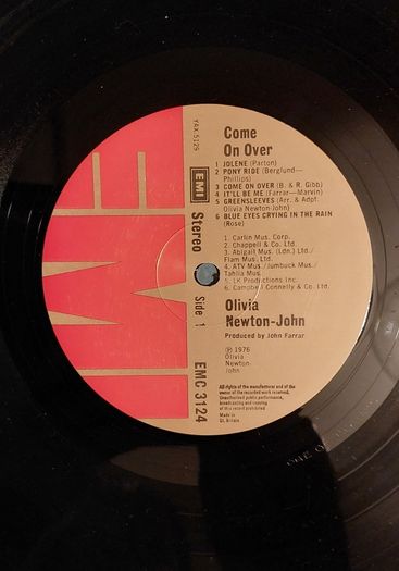 Oliver Newton John - 'Come On Over'