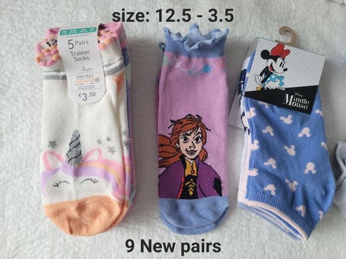 Brand New Girl's Socks + Free worn socks