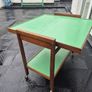 Trolley/folding Table model Vintage Teak Midcentury metamorphic table folding trolley Image 8