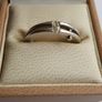 Vintage 925 Sterling Silver Ring with Marquise Cut Stone size P - 4,7g Image 2