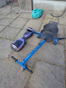 hoverboard and kart attachment