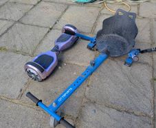 hoverboard and kart attachment