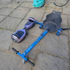 hoverboard and kart attachment