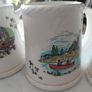 Vintage set of 3 ceramic tea mugs by Carrigaline pottery Image 3