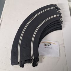 Scalextric C8529: 6x Used Radius 2 -90 degree Track Curve (r2)