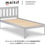 Una Single Bed - Dove Grey Image 2