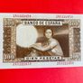 Spain  100  Pesetas  1953  Pick. 145a. UNC Image 2