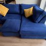 Corner sofa with footstool Image 4