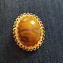Vintage beautiful brooch with stone. Image 8
