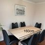 Kitchen/dining table and 6 chairs Image 2