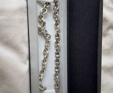 Men's silver chain