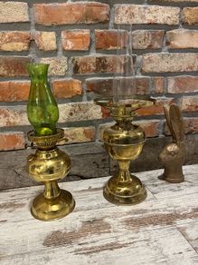 vintage oil lamp