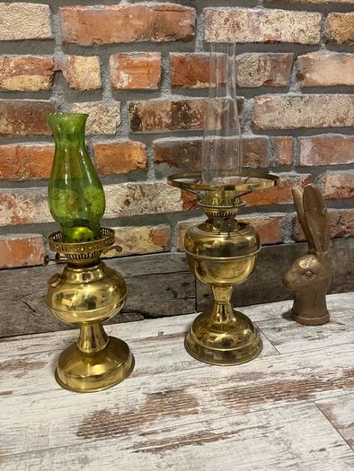 vintage oil lamp
