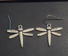 925 Sterling Silver Dragonfly Earrings