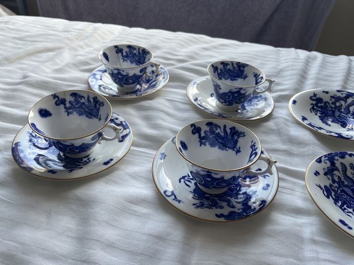 Royal Worcester cups x 4 and saucers x6