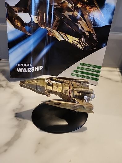 star trek eaglemoss hirogen warship