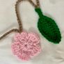 Hand Crochet Flower and Leaf Garland Image 3