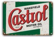 CASTROL Motor Oil ; Metal Sign