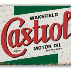CASTROL Motor Oil ; Metal Sign