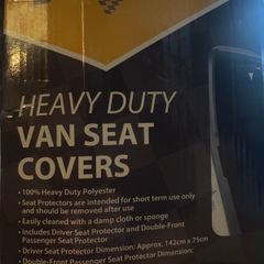 Heavy duty van seat covers