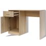Desk with Drawer and Cabinet Oak Image 4
