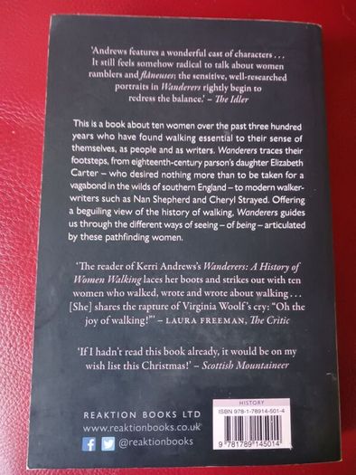 Wanderers / A History of Women Walking/ Kerri Andrews / 2023