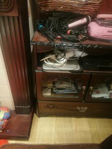 mahogany tv cabinet unit
