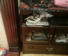 mahogany tv cabinet unit