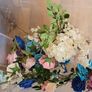 Large Tub of Table Decorations Vases and Flowers Image 3