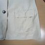 St Michael's Beige Silk\Linen Single Breasted Blazer Womens UK 16 -Shoulder Pads Image 7