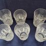 6 Vintage Waterford Crystal Glasses Clare pattern 11.5cm Image 2