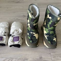 Ski Gloves and Boots