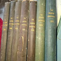 The Engravers Process. 7 Hardcover Books 1920s, Postage Available or Collection, Lots more Antiques and Collectables